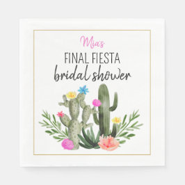 De Papel Servilleta Personalizada Final Fiesta