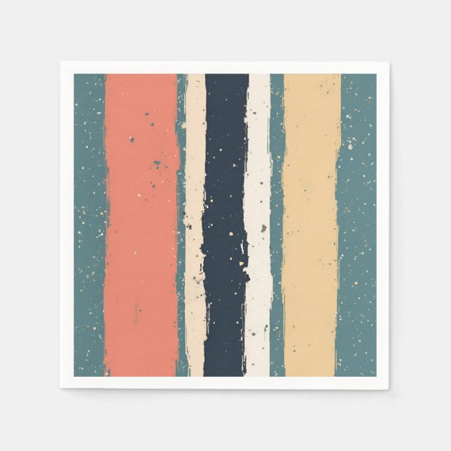 De Papel servilleta rayada (Anverso)