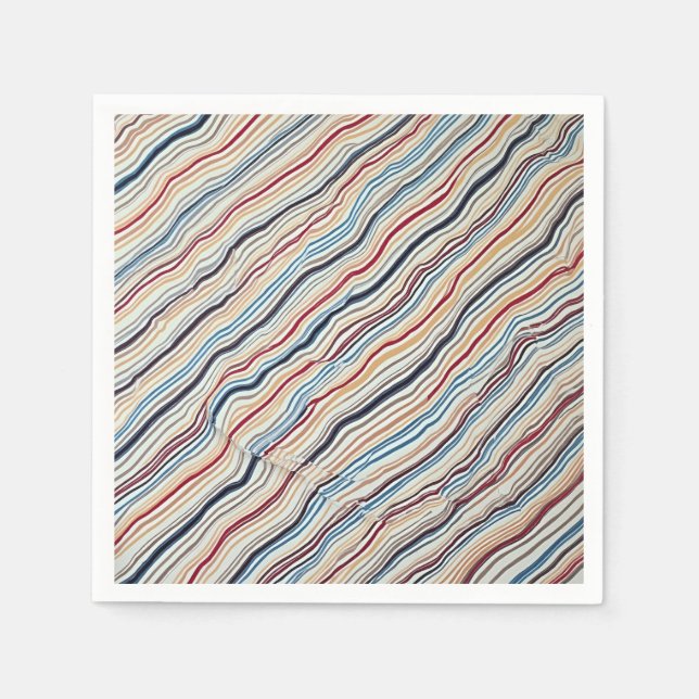 De Papel servilleta rayada (Anverso)