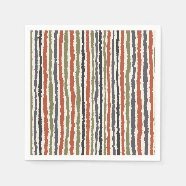 De Papel servilleta rayada (Anverso)