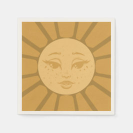 De Papel Servilleta Vintage Sun