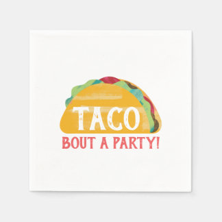 De Papel Taco Bout una servilleta Fiesta