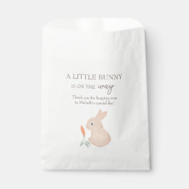 De Papel Un conejo está en camino a la bolsa Baby Shower Fa