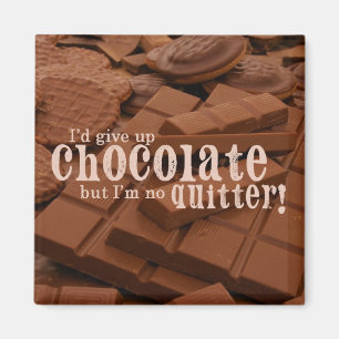 Dé para arriba el imán del chocolate