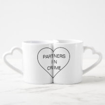 De pareja en Crime taza | Freundschafts taza
