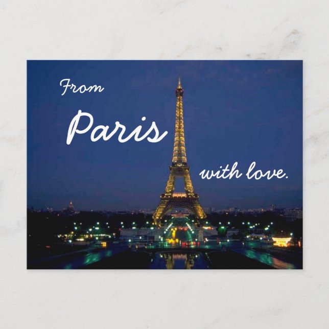 De París con amor - postal de viaje (Anverso)