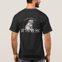De pie en los negocios | Camiseta negra
