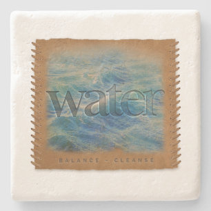 De Piedra Cuatro Elementos - Agua - Posavasos