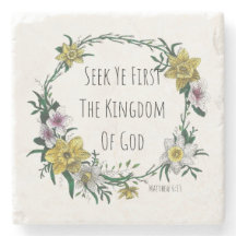 Posavasos Kingdom Stone Coaster Buscad Primero