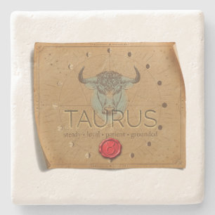 De Piedra Zodíaco - Tauro - Posavasos