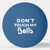 No toques mis bolas, divertida pelota azul