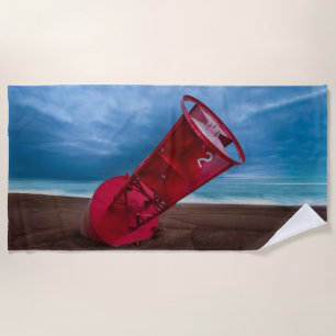 De Playa Boya #2 en Plum Island Beach Toalla 70"x35"