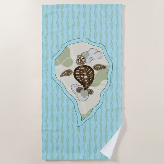 De Playa Callie the Sea Turtle Beach Toalla