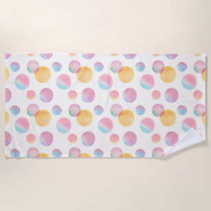 De Playa Candy Bubbles Vibrant Beach Toalla
