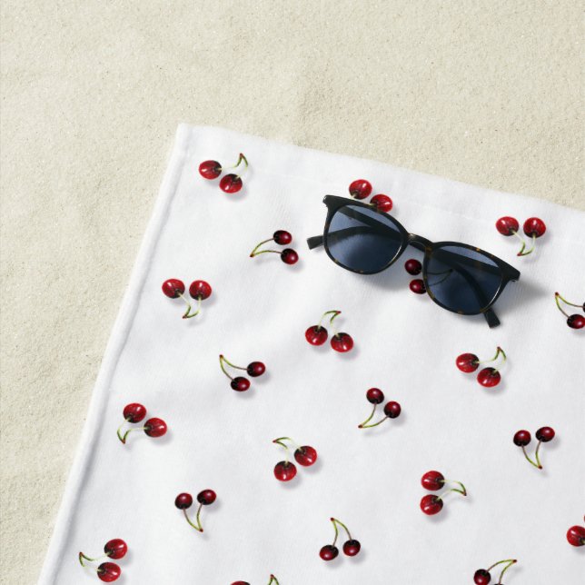 De Playa Cherries Beach Toalla (In situ)