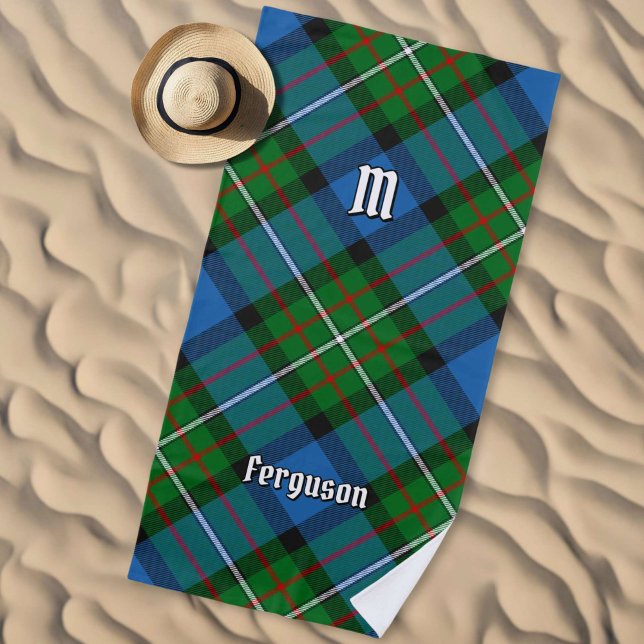 De Playa Clan Ferguson Tartan Beach Toalla (Subido por el creador)