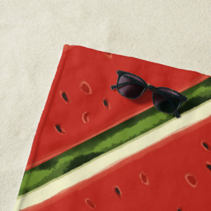 De Playa Colorante rojo brillante Watermelon Beach Toalla