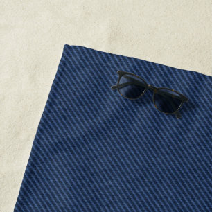 De Playa Faux Blue Jeans Denim Beach Toalla