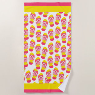 De Playa Flip Flopping' Like Crazy Beach Toalla