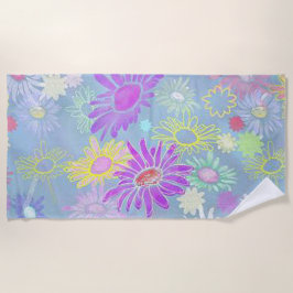 De Playa Flower Fun Beach Toalla