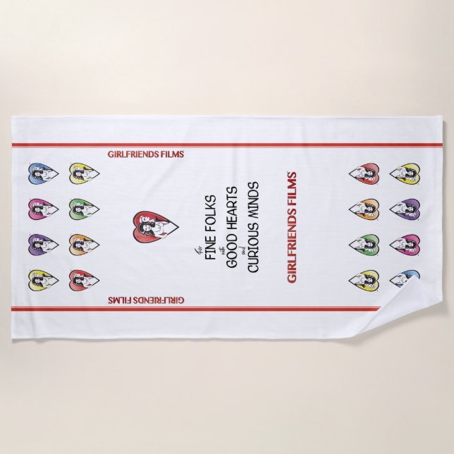 De Playa Girlfriend Films Beach Toalla (Anverso)