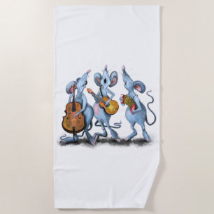 De Playa Happy Mouses Music Band Beach Toalla Fun