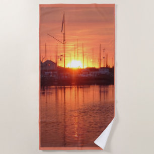 De Playa Harbour Sunset Beach Toalla