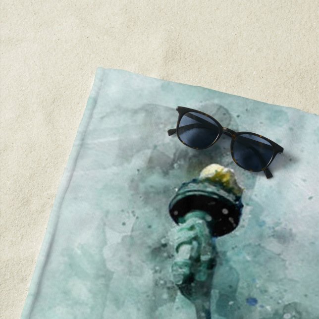 De Playa La toalla Lady Liberty Beach (In situ)