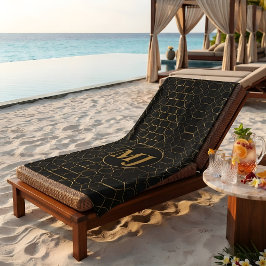 De Playa Lujo Moderno Toalla Personalizada con Monograma en