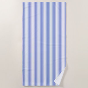 De Playa Navy minimalista Blue Cabana Stripes Beach Toalla