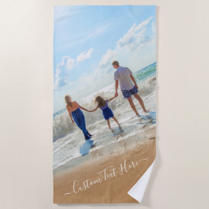 De Playa Personalizado Photo Beach Toalla tu propio diseño 