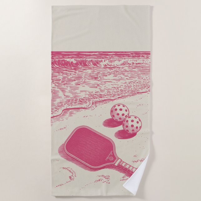 De Playa Pickleball ONIX Paddle Beach Toalla Vista Horizont (Anverso)