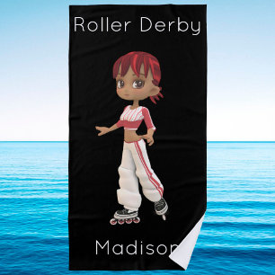 De Playa Roller Derby Beach Toalla
