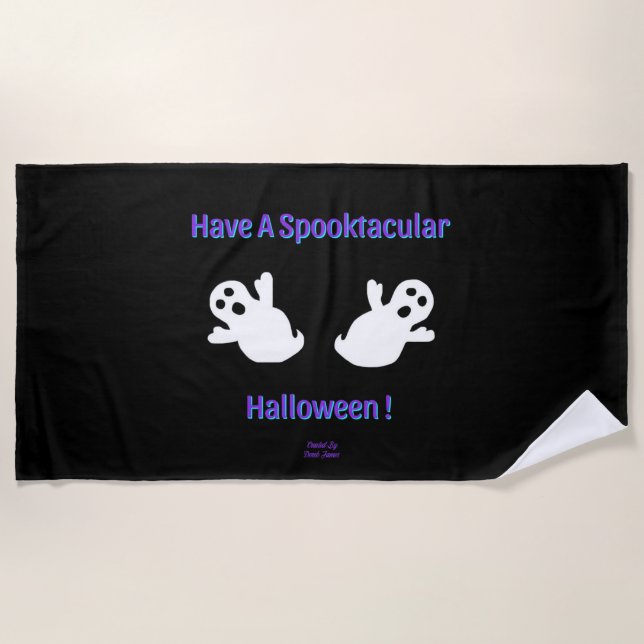 De Playa Spooktacular Ghosts Beach Toalla (Anverso)