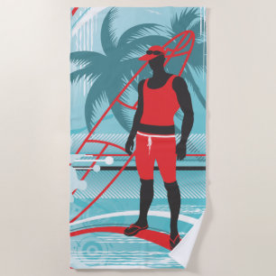 De Playa Surfing 4 Beach Toalla