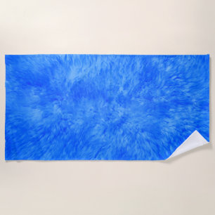 De Playa Toalla Blue Fur Frenzy Beach