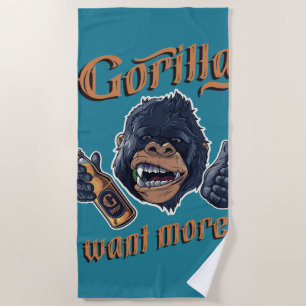 De Playa Toalla Gorilla Beer Beach