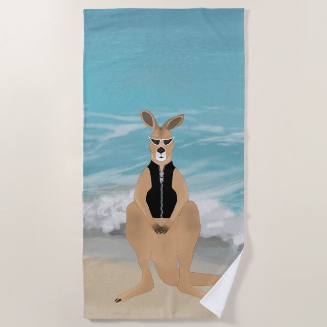 De Playa Toalla Kangaroo Beach (Anverso)