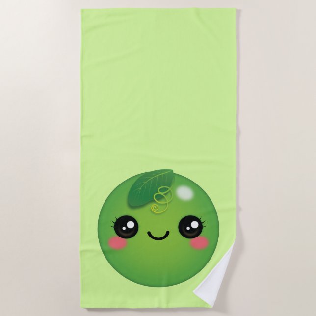 De Playa Toalla Kawaii Pea Beach (Anverso)