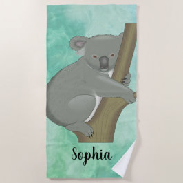 De Playa Toalla Koala Bear Design Beach