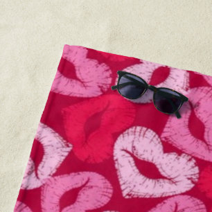 De Playa Toalla Lip Design Beach