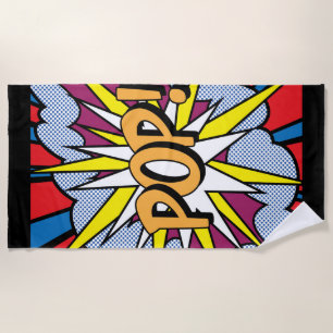 De Playa Toalla Pop Art Beach