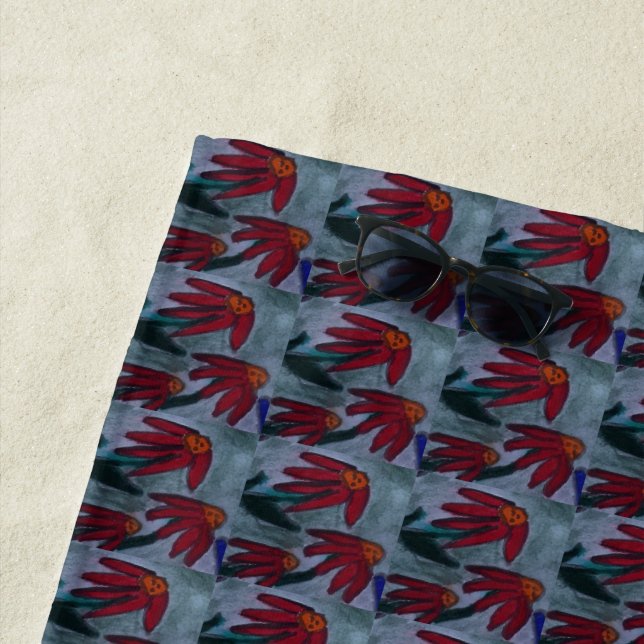 De Playa Toalla Red Daisy Beach (In situ)