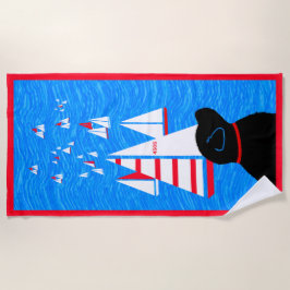 De Playa Toalla Regatta Day Black Dog Beach