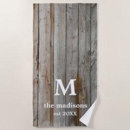 De Playa Toalla Rustic Driftwood Beach