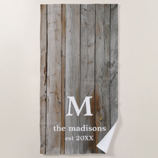 De Playa Toalla Rustic Driftwood Beach