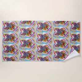 De Playa Toalla Schnauzer Love Beach