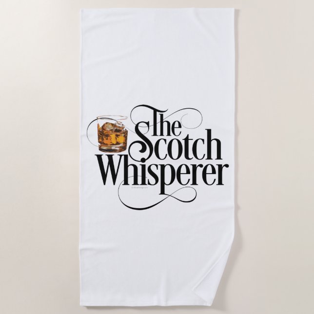 De Playa Toalla Scotch Whisperer Beach (Anverso)