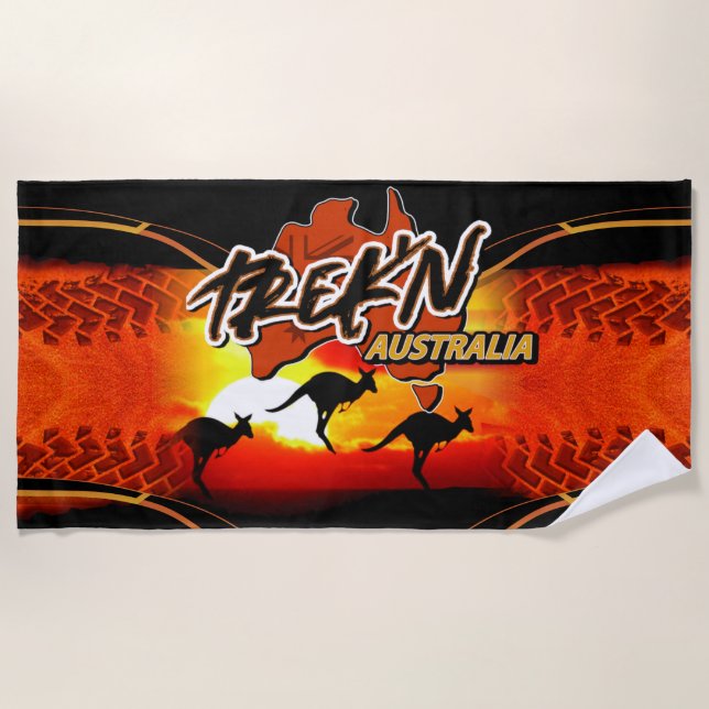 De Playa Toalla Trek'n Australia (Anverso)