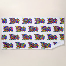 De Playa Toalla Westie Love Beach